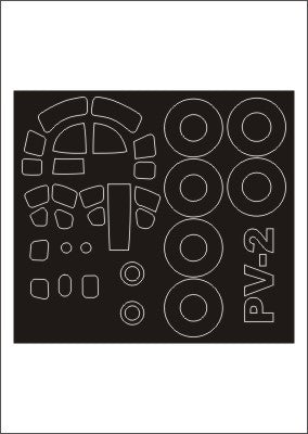 Montex MXSM72146 1:72 Lockheed PV-2 Harpoon canopy frame paint mask