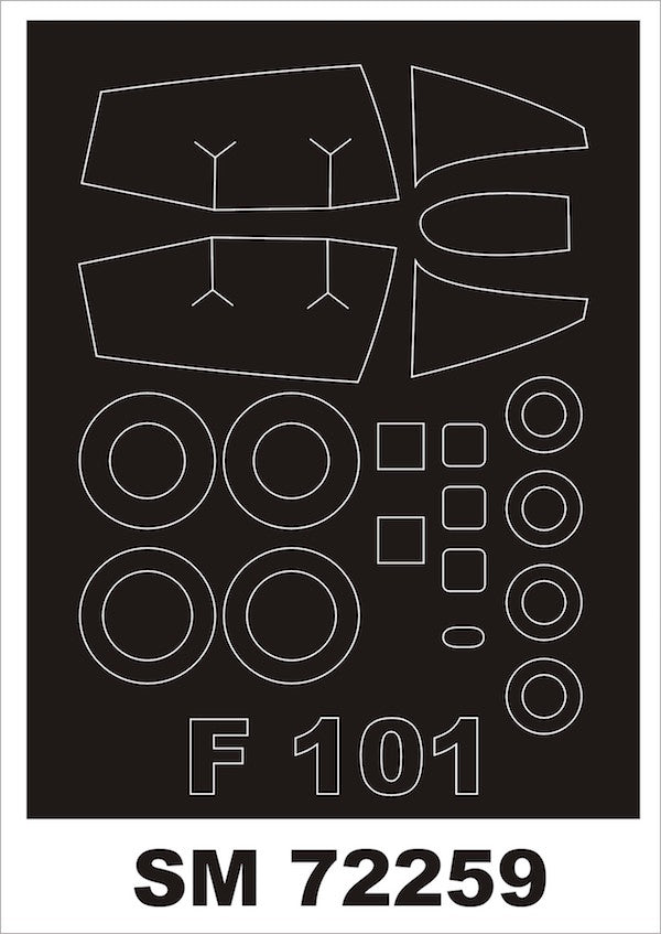 Montex MXSM72259 1:72 McDonnell F-101 Voodoo