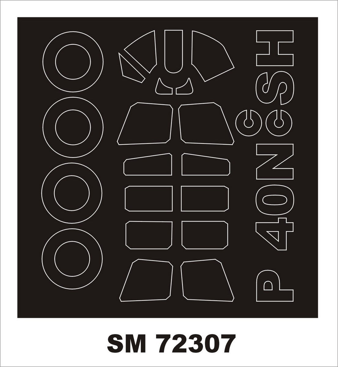 Montex MXSM72307 1:72 Curtiss P-40N Warhawk