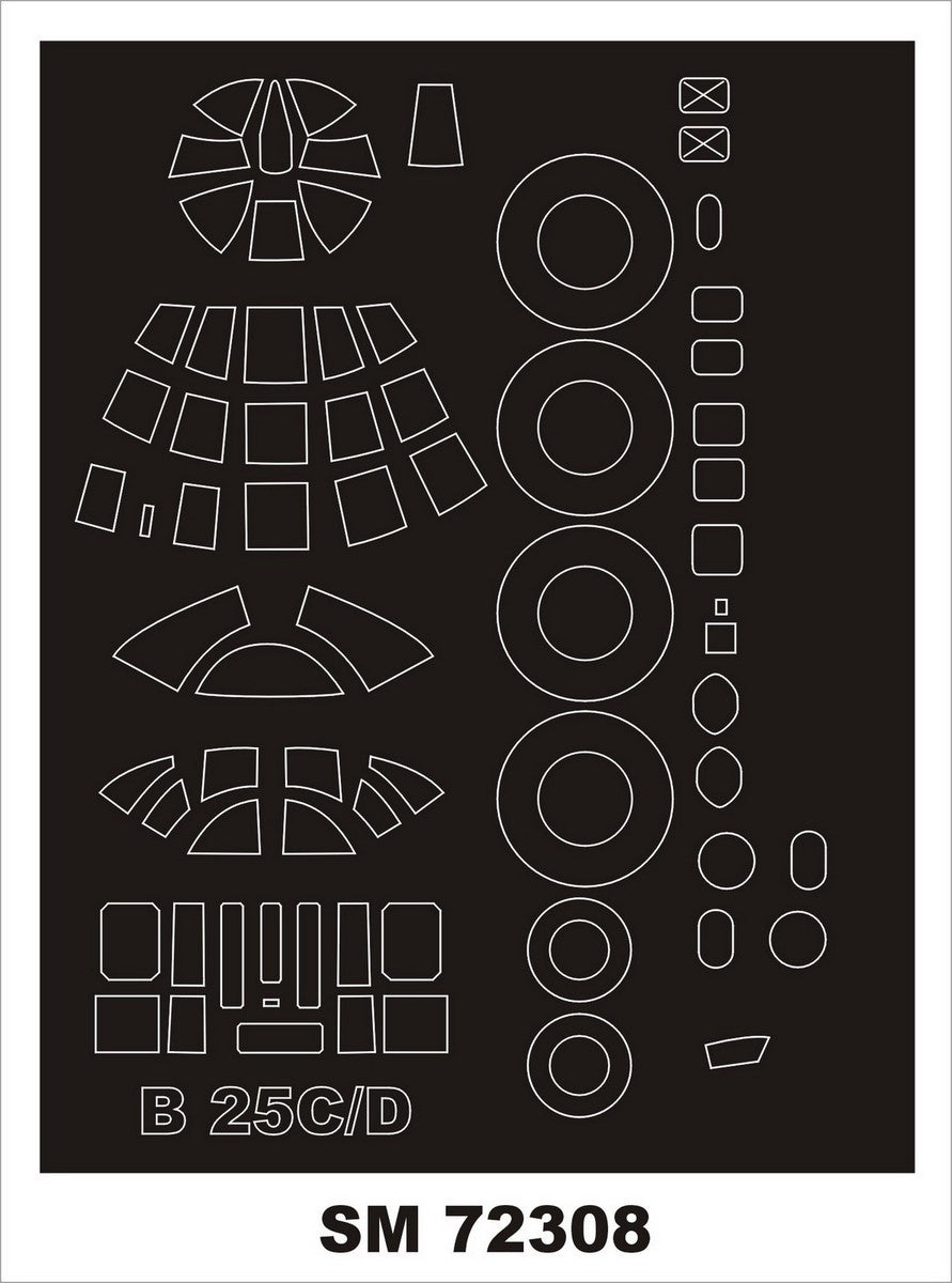 Montex MXSM72308 1:72 North-American B-25C/D Mitchell