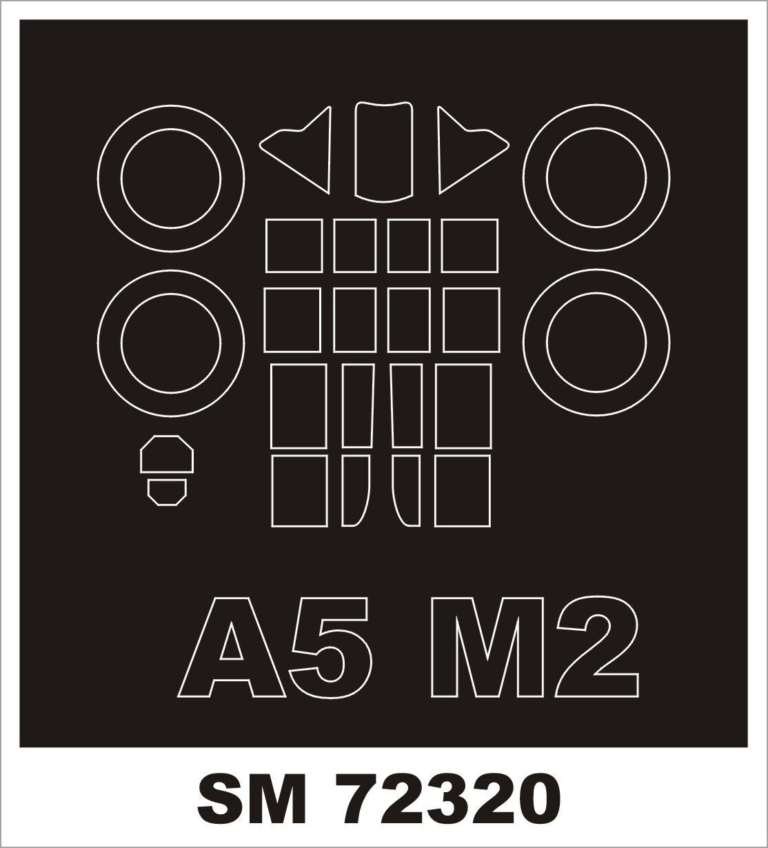 Montex MXSM72320 1:72 Mitsubishi A5M2b 'Claude' canopy frame paint mask