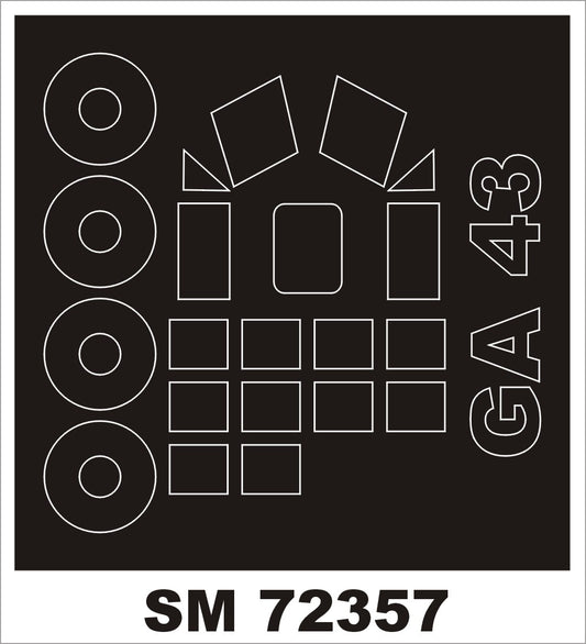 Montex MXSM72357 1:72 General-Aviation Ga-43 Clark