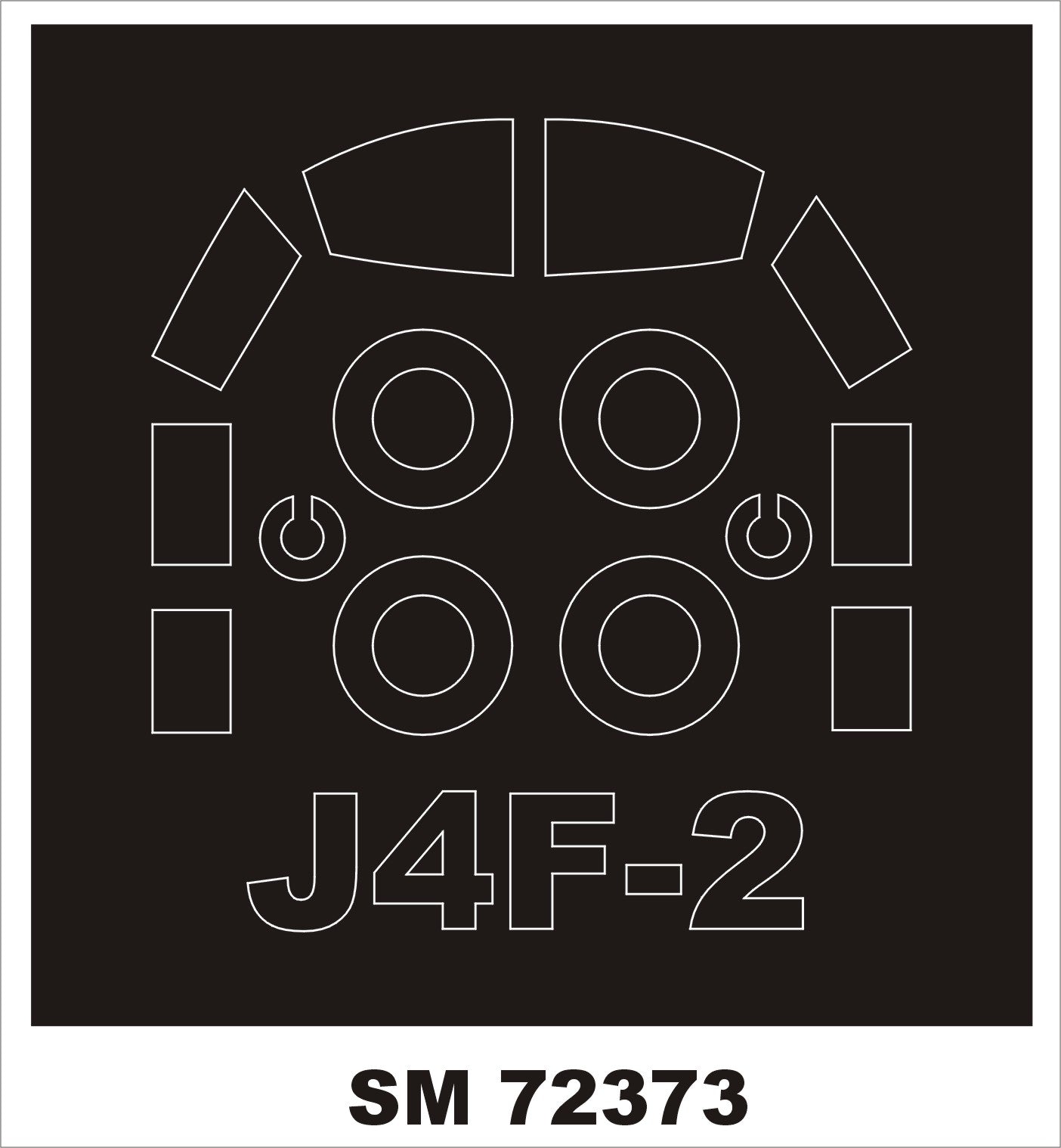 Montex MXSM72373 1:72 Grumman J4F-2 Widgeon KP  canopy frame paint mask