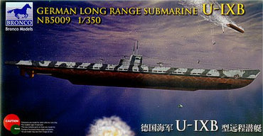 Bronco Models NB5009 German Long Range Submarine Type U-IXB 1:350