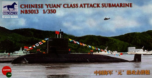 Bronco Models NB5013 1:350 Chinese Yuan Class Attack Submarine
