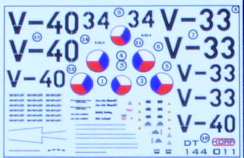 Kora NDT144011 1:144 Avia S-92 Turbina Part 1
