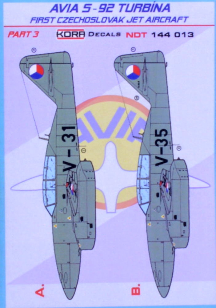 Kora NDT144013 1:144 Avia S-92 Turbina Part 3