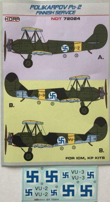 Kora NDT72024 1:72 Polikarpov Po-2