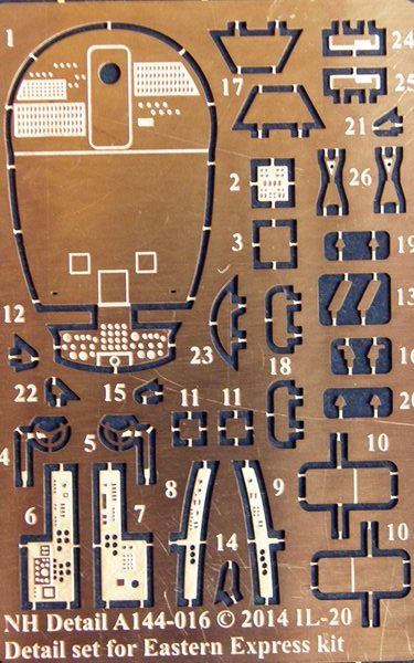 NH Detail NHA144016 1:144 Ilyushin Il-20M Detail Set