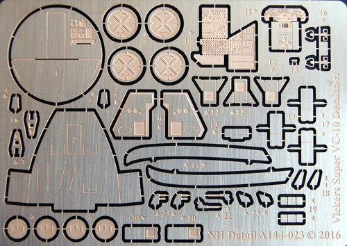 NH Detail NHA144023 1:144 Vickers Super VC-10/VC10 Detail Set