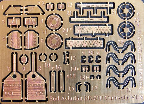 NH Detail NHA144025 1:144 Sud-Aviation SE-210 Caravelle VI-N Detail Set