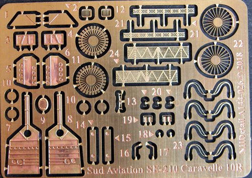 NH Detail NHA144026 1:144 Sud-Aviation SE-210 Caravelle 10R Detail Set