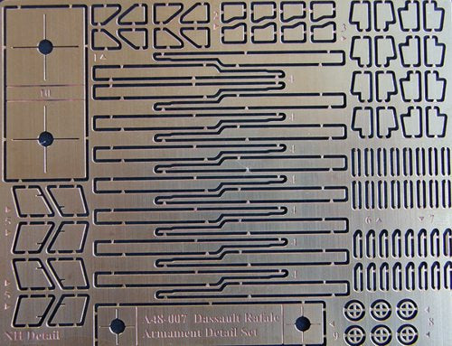 NH Detail NHA48007 1:48 Dassault Rafale B Armament Detail Set
