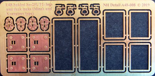NH Detail NHA48008 1:48 Sukhoi Su-25UTG lugs and deck locks