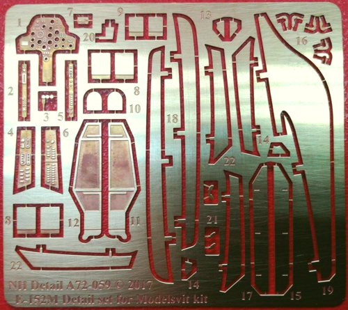 NH Detail NHA72-059 1:72 Mikoyan-Gurevich Ye-152M/Ye-150 Detail Set
