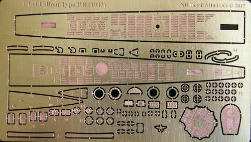 NH Detail NHM144001 1:144 Type IIB U-Boat