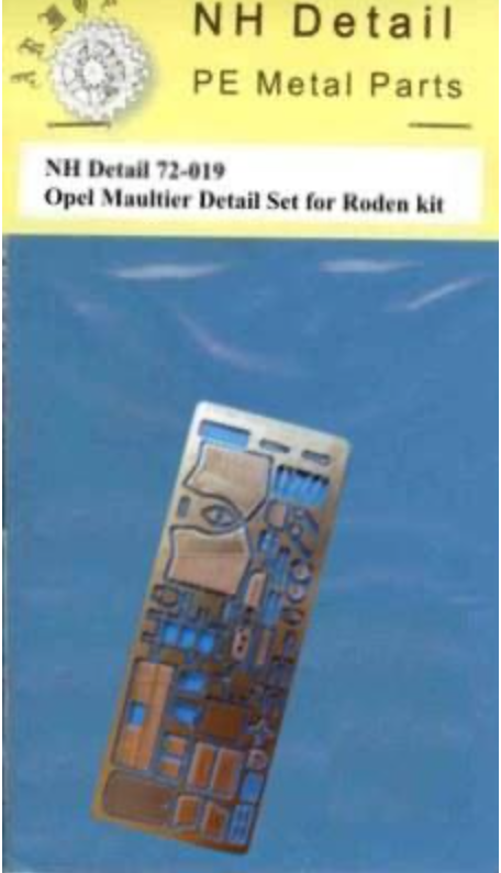NH Detail NHM72019 1:72 Opel Maultier