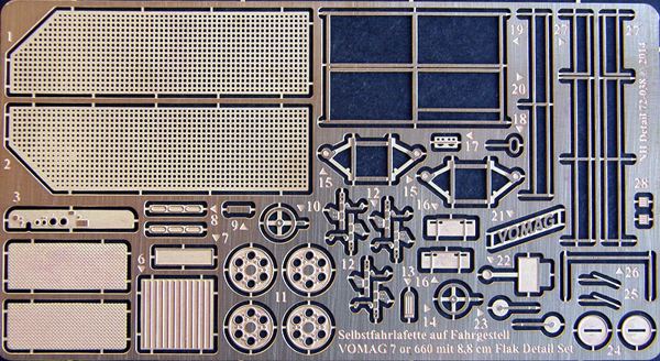 NH Detail NHM72038 1:72 Sd.Kfz.Vomag with rear mounted 88mm Flak gun