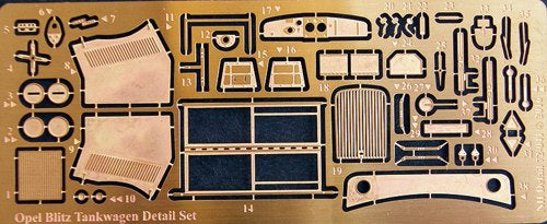 NH Detail NHM72041 1:72 Opel Blitz Kfz.385 Tankwagen Detail Set