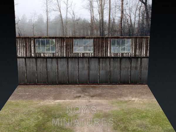 Noy's Miniatures NM14412 1:144 WWI Airfield Set with Bonus Backdrop