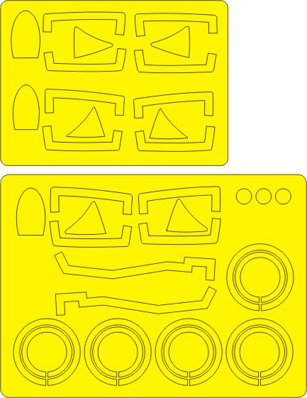 New Ware NWAM0219 1:48 Su-15TM Flagon-F Expert Kabuki Masks