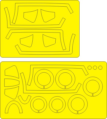New Ware NWAM0261 1:48 F-86F-30 Sabre Advanced Kabuki Masks