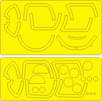 New Ware NWAM0273 1:48 Aero L-29 Delfin Expert Kabuki Masks