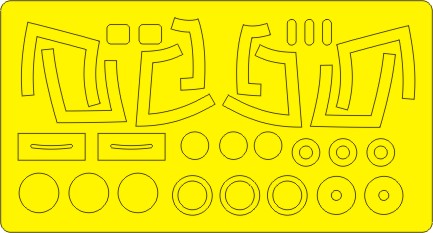 New Ware NWAM0276 1:72 Lockheed S-3A Viking VS-28 kabuki masks windows wheels