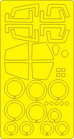 New Ware NWAM0297 1:72 F-111 Basic Kabuki Masks