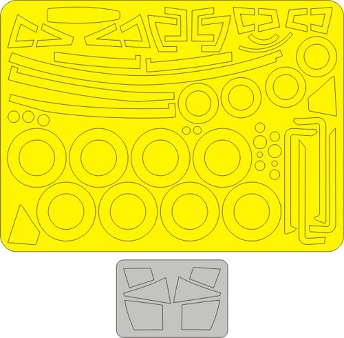 New Ware NWAM0033 1:48 Mask Mikoyan MiG-31BM Foxhound/MiG-31BSM
