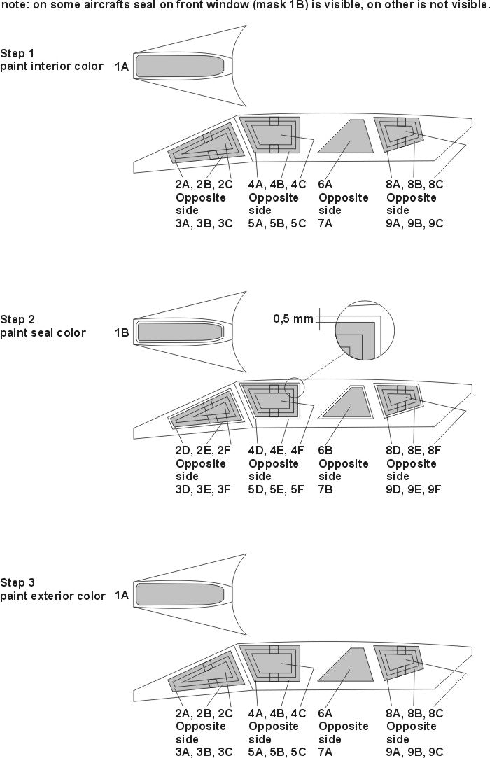 New Ware NWAM0045 1:48 Mask for Mikoyan MiG-31BM/BSM ADVANCED