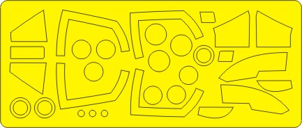 New Ware NWAM0482 1:72 Harrier GR.1/GR.3/AV-8A Basic Kabuki Masks