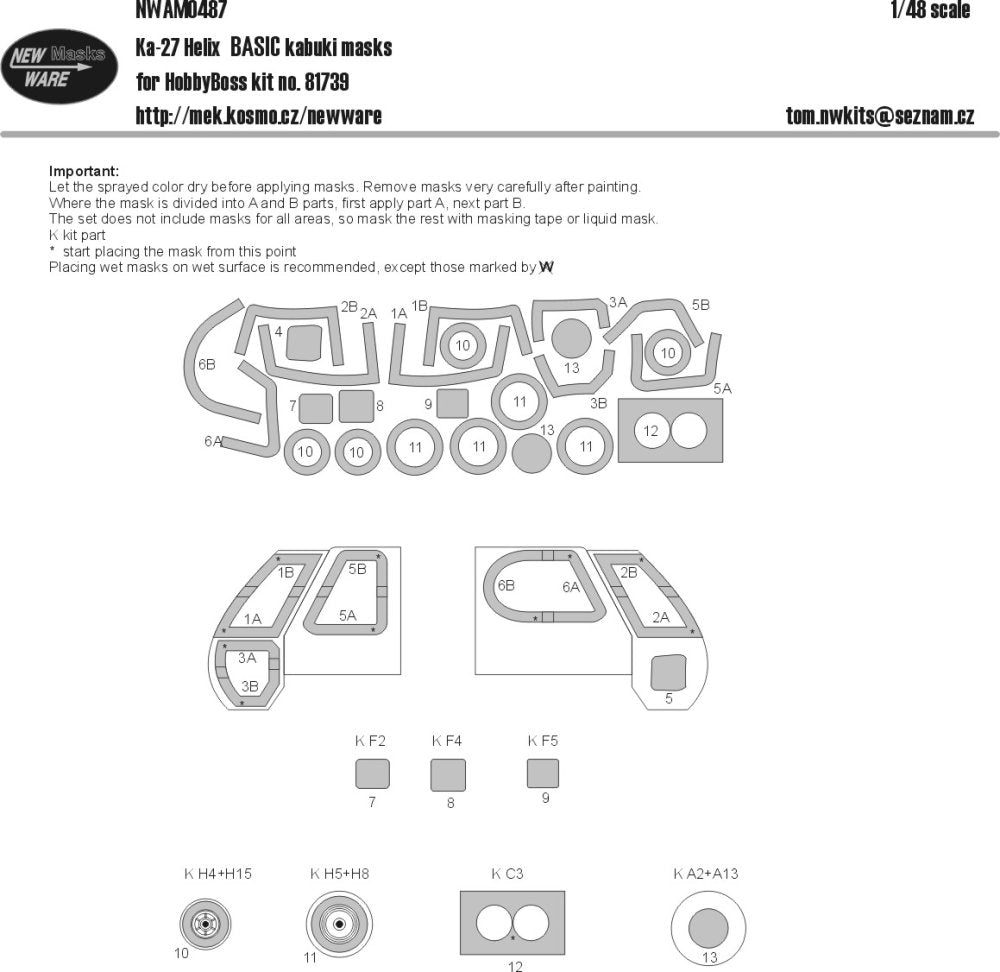 New Ware NWAM0487 1:48 Kamov Ka-27 Helix BASIC