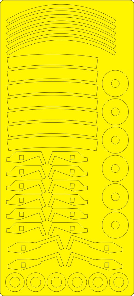 New Ware NWAM0551 1:144 Antonov An-225 Mrija ENGINES kabuki masks