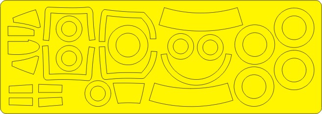 New Ware NWAM0552 1:72 B-57B/B-57G Nighthawk Basic Kabuki Masks