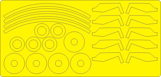 New Ware NWAM0556 1:144 Antonov An-124 Ruslan ENGINES kabuki masks