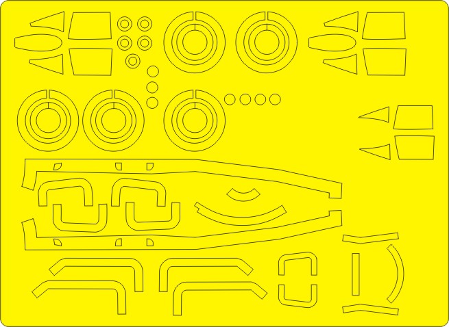 New Ware NWAM0573 1:72 MiG-25RB Advanced Kabuki Masks