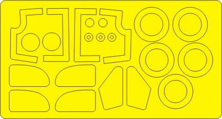 New Ware NWAM0625 1:48 Pilatus PC-6/UA-23A Basic Kabuki Masks