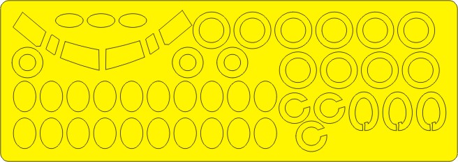 New Ware NWAM0690 1:72 Fokker F-27 Friendship Paint Mask BASIC