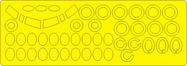 New Ware NWAM0690 1:72 Fokker F-27 Friendship Paint Mask BASIC