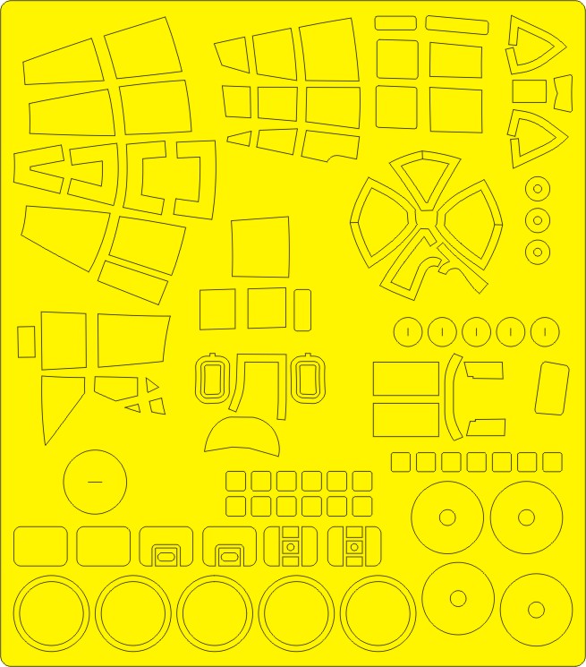 New Ware NWAM0725 1:48 Heinkel He-111H-20 Basic Kabuki Masks