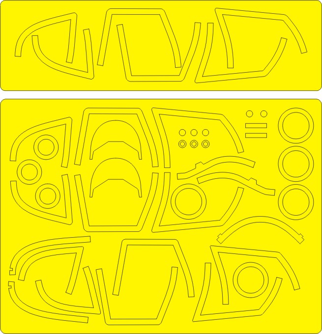 New Ware NWAM0787 1:48 Yakovlev Yak-130 Advanced Kabuki Masks