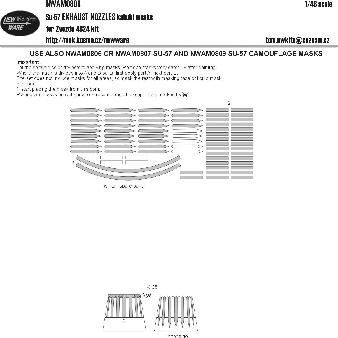 New Ware NWAM0808 1:48 Sukhoi Su-57 Frazor