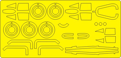New Ware NWAM0823 1:72 MiG-25PD Advanced Kabuki Masks