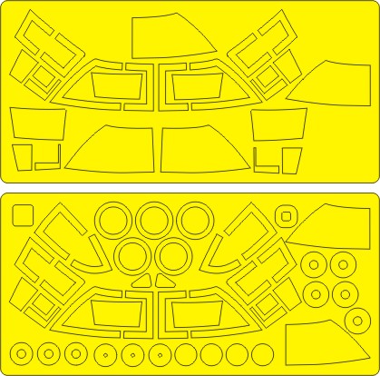New Ware NWAM0858 1:48 Bell-Boeing MV-22 Osprey ADVANCED Kabuki Masks