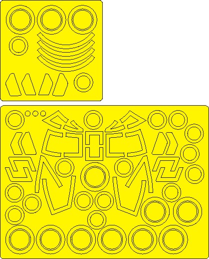 New Ware NWAM0944 1:48 CH-47A Chinook Advanced Kabuki Masks