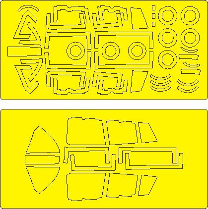 New Ware NWAM0955 1:48 OV-10D Bronco Expert Kabuki Masks