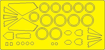 New Ware NWAM0996 1:48 Lockheed F-117A Basic Kabuki Masks