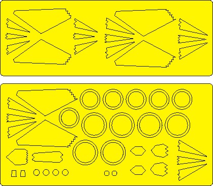New Ware NWAM0997 1:48 Lockheed F-117A Advanced Kabuki Masks