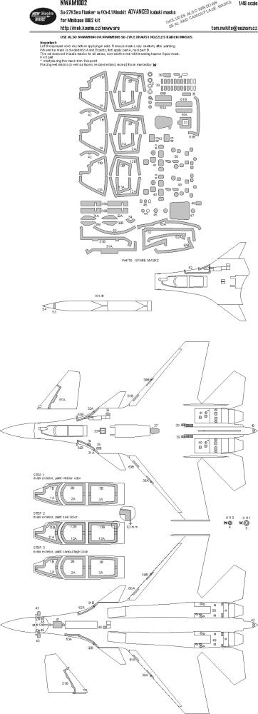 New Ware NWAM1002 1:48 Sukhoi Su-27K Sea Flanker with Kh-41 Moskit ADVANCED